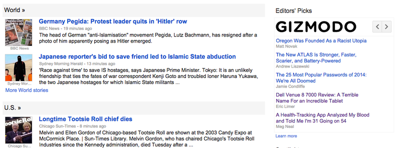 Illustration for article titled Google News Editors' Picks as SEO: Our Initial Results
